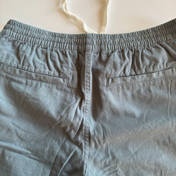 MADEWELL Smokey Blue Cotton-Hemp Blend Everywear Shorts - Men's Medium - Picture 7 of 7